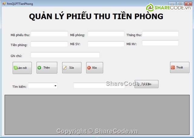 Project,Lập trình winform Ký túc xá,full báo cáo và slide,code c#,Insert,Update